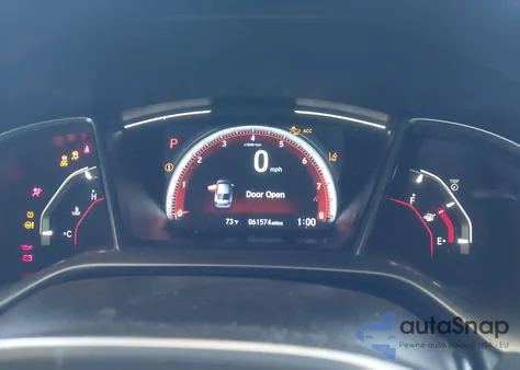 2019 Honda Civic Sport z USA, uszkodzony, nr VIN 19XFC2F84KE201646